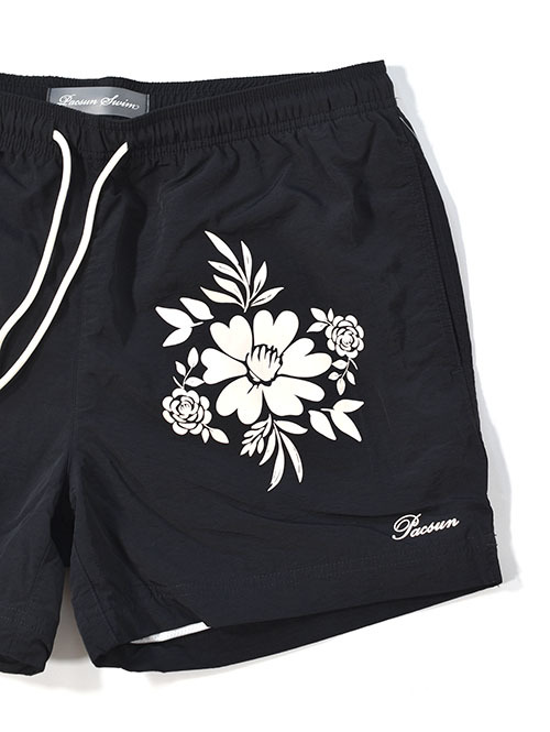Pacsun. Dilated Applique 4.5" Swim Trunks