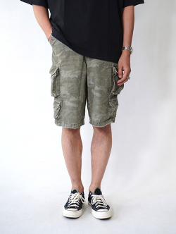 Etoffe Vintage  NO BOUNDARIES CAMO柄 カーゴショーツ