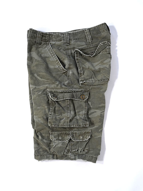Etoffe Vintage NO BOUNDARIES CAMO柄 カーゴショーツ