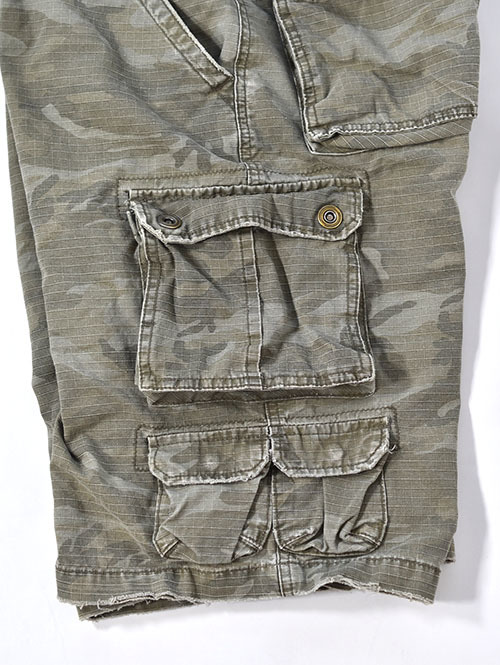 Etoffe Vintage NO BOUNDARIES CAMO柄 カーゴショーツ