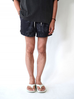 Pacsun  Black Blotch Bandana Eco 4.5" Swim Trunks