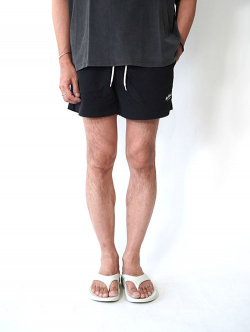 Pacsun  Black Solid Collegiate 6.5" Swim Trunks