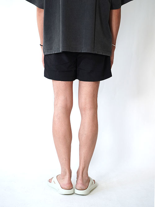 Pacsun Black Solid Collegiate 6.5" Swim Trunks