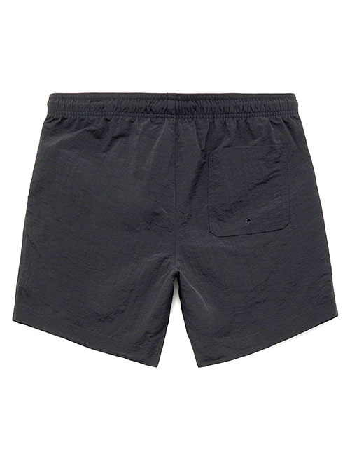 Pacsun Black Solid Collegiate 6.5" Swim Trunks