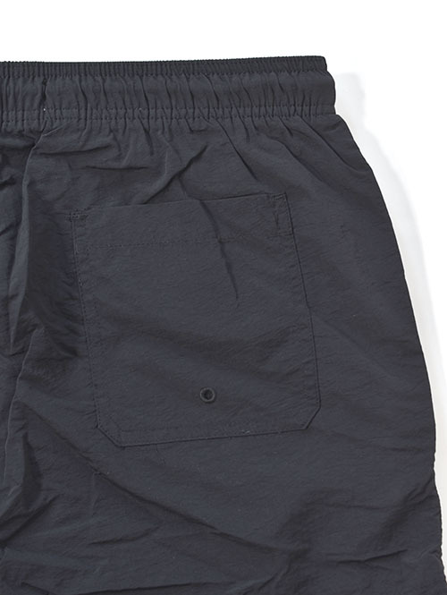 Pacsun Black Solid Collegiate 6.5" Swim Trunks