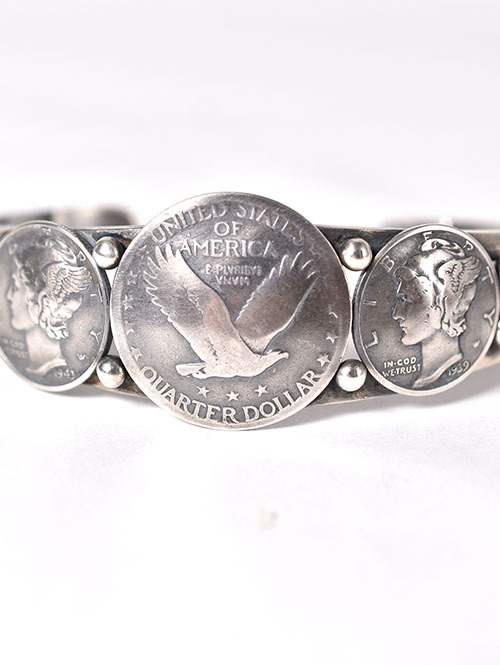 Navajo Lawrence Archulete Coin Bangle