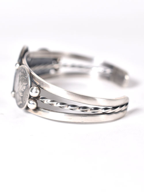 Navajo Lawrence Archulete Coin Bangle
