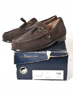 サンプルセール　Ralph Lauren バックスキンタッセルローファー