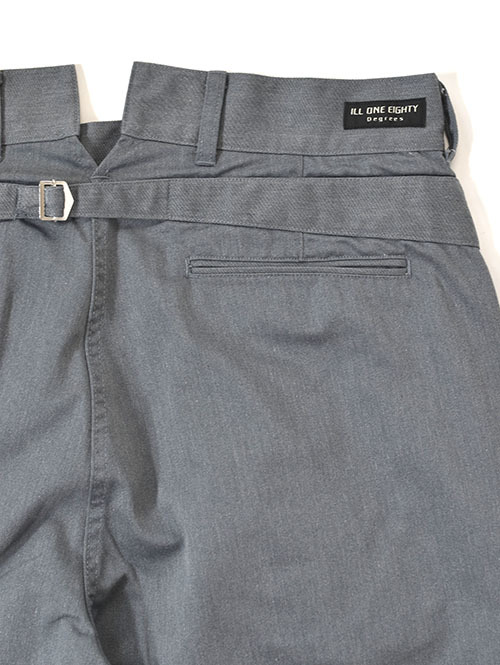 ILL ONE EIGHTY SOLID BE-BOP PANTS - Gray