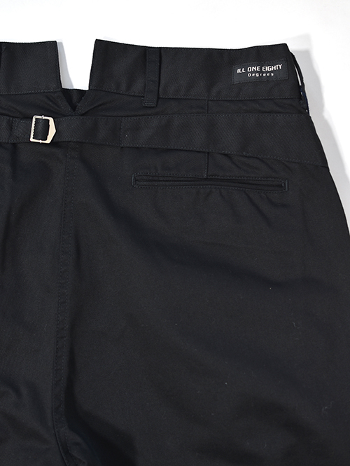 ILL ONE EIGHTY SOLID BE-BOP PANTS - Black