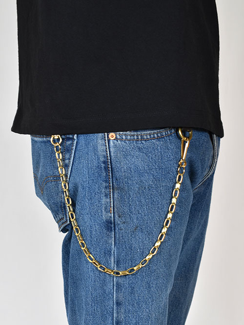 CROSSED ARROWS ウォレットチェーン Gold/Black/Turquoise