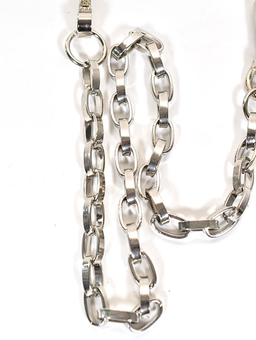 CROSSED ARROWS ウォレットチェーン Silver/Black/Black