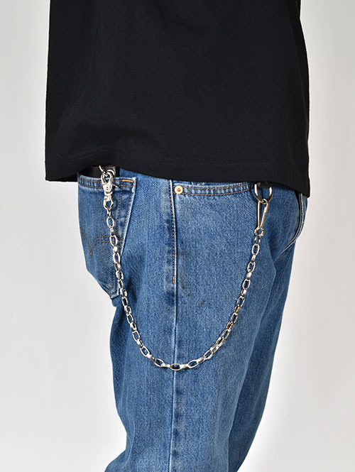 CROSSED ARROWS ウォレットチェーン Silver/Black/Turquoise