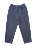 SALUTE HELM  HYPER FIT デニムジャージ ケミカルバイオ加工 ワイドパンツ (65507) - Navy