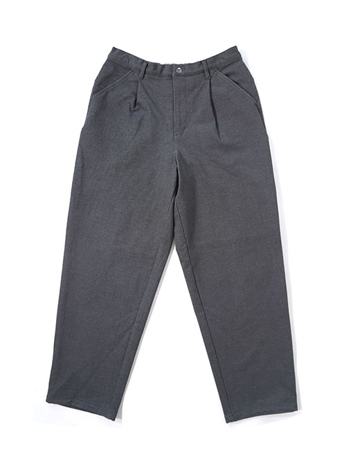 SALUTE HELM HYPER FIT デニムジャージ ケミカルバイオ加工 ワイドパンツ (65507) - Gray