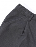 SALUTE HELM  HYPER FIT デニムジャージ ケミカルバイオ加工 ワイドパンツ (65507) - Gray