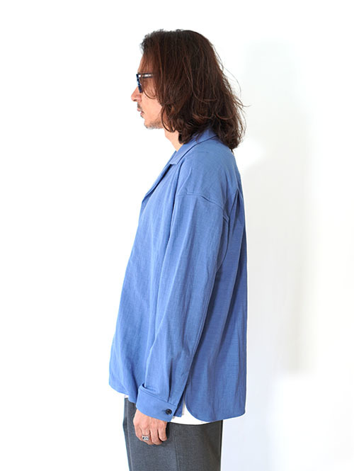 SALUTE HELM ヴィンテージ スムース シャツジャケット (55501) - Blue