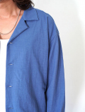 SALUTE HELM  ヴィンテージ スムース シャツジャケット (55501) - Blue