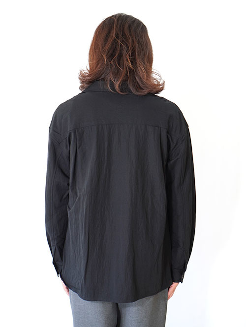 SALUTE HELM ヴィンテージ スムース シャツジャケット (55501) - Black