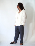 SALUTE HELM  ヴィンテージ スムース シャツジャケット (55501) - White