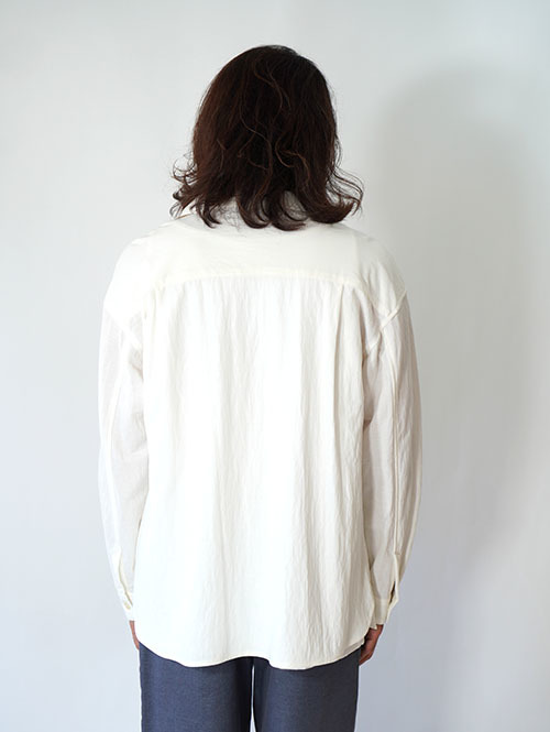 SALUTE HELM ヴィンテージ スムース シャツジャケット (55501) - White