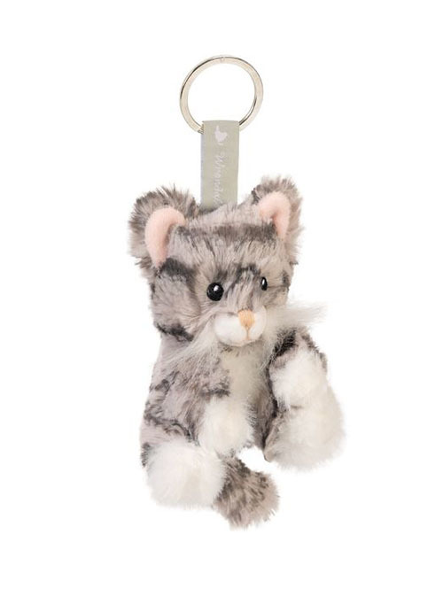 Wrendale designs　レンデールデザインズ　　チャーム　Esmeralda  Cat Plush Keyring  ねこ　ネコ　キーホルダー　ネコのバッグチャーム　KPLUSHO11