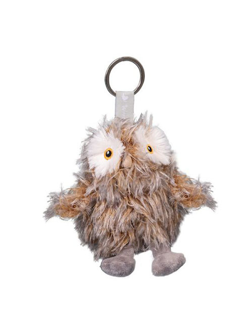 Wrendale designs　レンデールデザインズ　　チャーム　'Elvis' Owl Plush Character Keyring　チャーム　ふくろう　フクロウ キーホルダー　鳥のバッグチャーム　KPLUSH004