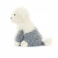 Jellycat ジェリーキャット Ewert Sheepdog 　シープドッグ　グレーと白の犬　いぬ　