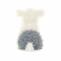 Jellycat ジェリーキャット Ewert Sheepdog 　シープドッグ　グレーと白の犬　いぬ　