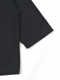 LA MOND  O/C LOOSE FOOTBALL TEE - Black　