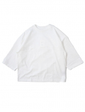 LA MOND  O/C LOOSE FOOTBALL TEE - White　