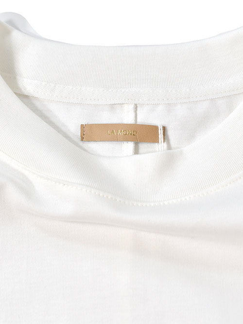 LA MOND O/C LOOSE FOOTBALL TEE - White