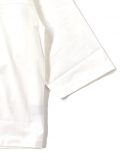 LA MOND  O/C LOOSE FOOTBALL TEE - White　