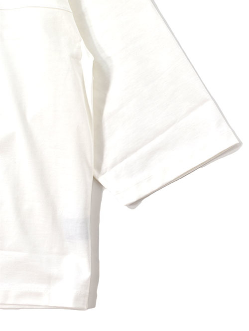 LA MOND O/C LOOSE FOOTBALL TEE - White