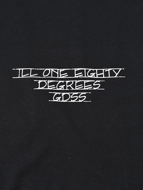 ILL ONE EIGHTY GDSS × ILL "BAYCITY BOYS" T-SHIRT  Black