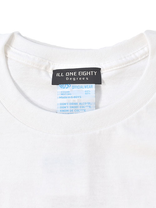 ILL ONE EIGHTY GDSS × ILL "BAYCITY BOYS" T-SHIRT   White