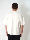 W.A.T.C STUDIO  Oversized boxy Tee - Natural 