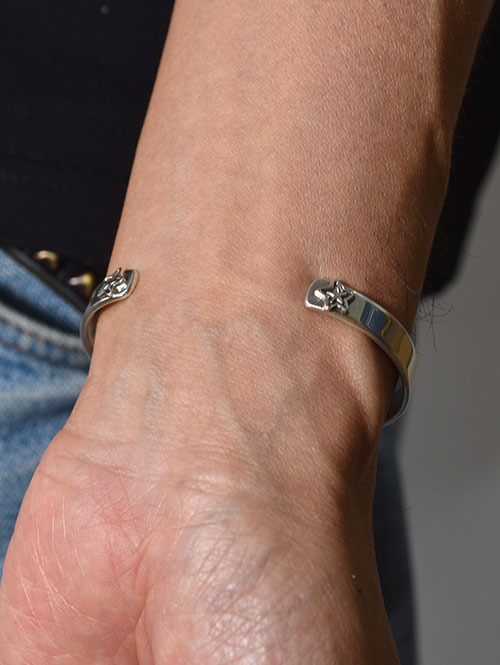 Navajo  Henry Mariano Silver Bangle