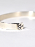 Navajo  Henry Mariano Silver Bangle