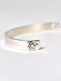 Navajo  Henry Mariano Silver Bangle