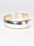Navajo Rope Design Silver Bangle
