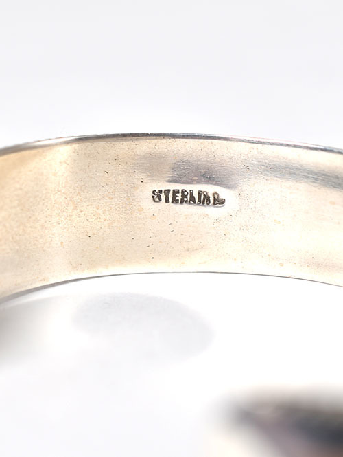 Navajo Rope Design Silver Bangle