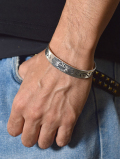 ホピ族【Ronald Wadsworth】 Silver Bangle