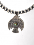 Navajo Darren Livingston Eagle Silver Pendant