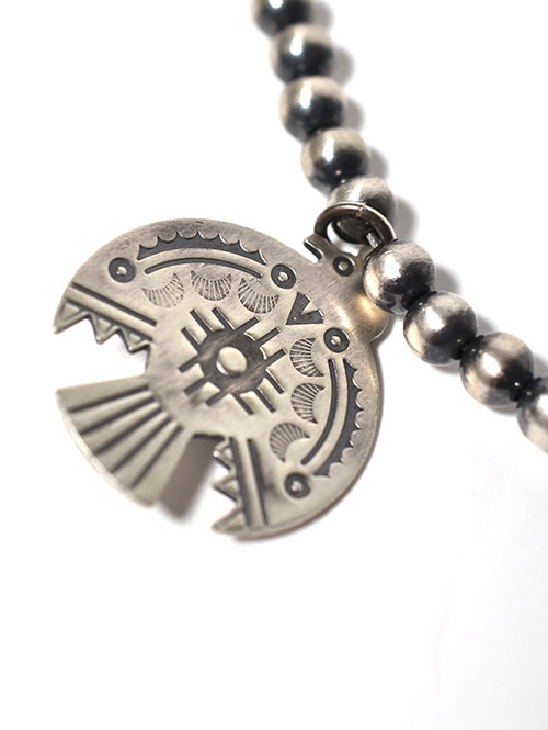 Navajo Darren Livingston Eagle Silver Pendant