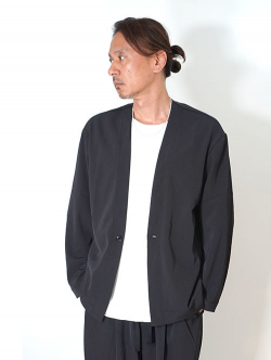 LA MOND  TWILL TWIST CARDIGAN JACKET