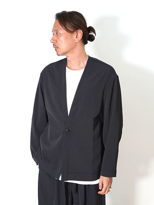 LA MOND  TWILL TWIST CARDIGAN JACKET