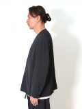 LA MOND  TWILL TWIST CARDIGAN JACKET