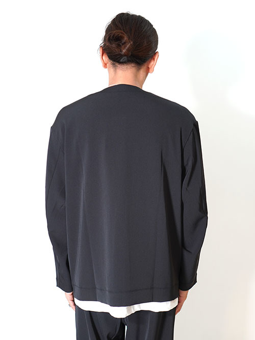 LA MOND  TWILL TWIST CARDIGAN JACKET