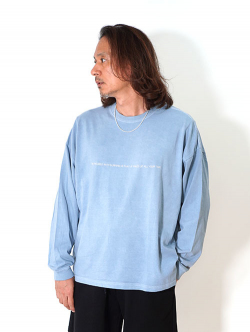 SALVAGE PUBLIC  Surfing Pigment L/S Tee - Ocean Blue